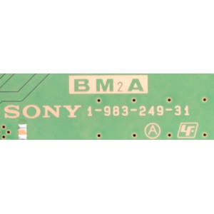 MAIN PARA TV SONY / NUMERO DE PARTE A2197284A / A-2197-284-A / 1-983-249-31 / PANEL LE650AQP (EL)(A5) / MODELO XBR-65A8F / XBR65A8F